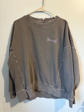 Aerie Grey Ghostbuster Crewneck Size large
